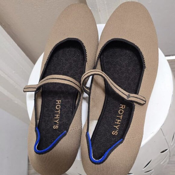 Rothys Square Toe Mary Jane Flats Womens Size 11W🌴 - Picture 6 of 7